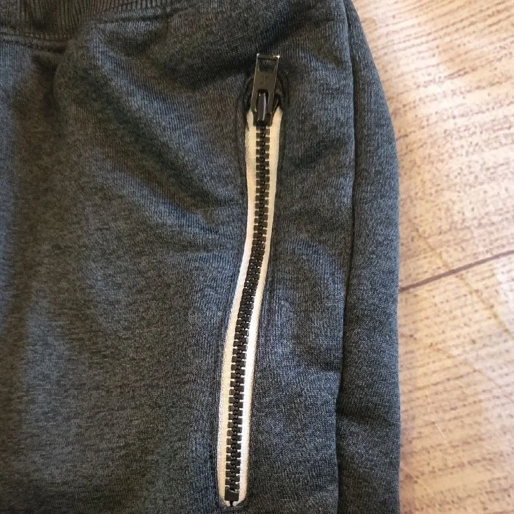 Hurley Black Sweatpants Tapered Cuffed Joggers